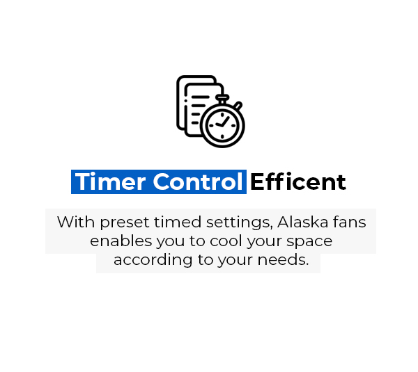 Alaskafan timer control