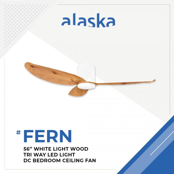 Fern Slim 56 WHITE LIGHT WOOD